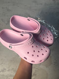 Pink Crocs